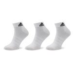 Chaussettes basses unisex adidas thin and light ankle socks 3 pairs ht3468 blanc