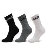 Lot de 3 paires de chaussettes hautes femme vans classic crew boys vn000xnqizh blanc
