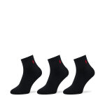 Lot de 3 paires de chaussettes hautes homme polo ralph lauren 449655220001 noir