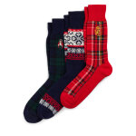Lot de 3 paires de chaussettes hautes homme polo ralph lauren 449958866001 multicolore
