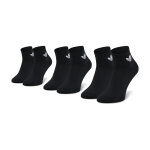 Lot de 3 paires de chaussettes hautes unisexe adidas mid - cut crew fm0643 noir