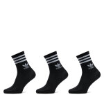 Lot de 3 paires de chaussettes hautes unisexe adidas mid cut crew il5022 noir