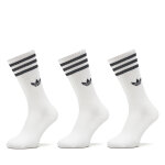 Lot de 3 paires de chaussettes hautes unisexe adidas solid crew ij0734 blanc