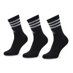 Chaussettes hautes unisex adidas 3 - stripes cushioned crew socks 3 pairs ic1321 noir