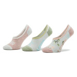 Lot de 3 paires de socquettes enfant vans micro disty vn0007azbql1 rose