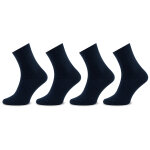 Lot de 4 paires de chaussettes hautes enfant united colors of benetton 6grd07028 multicolore
