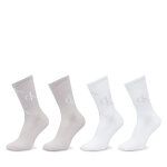 Lot de 4 paires de chaussettes hautes femme calvin klein 701229463 multicolore