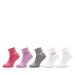 Lot de 5 paires de chaussettes hautes enfant adidas linear ir8229 multicolore