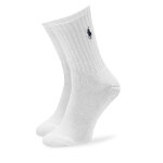Lot de 6 paires de chaussettes hautes enfant polo ralph lauren 444765841001 blanc