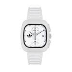 Montre adidas retro wave two chrono aosy24532 blanc