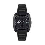 Montre adidas retro wave two chrono aosy24533 noir