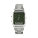 Montre casio vintage aq - 230a - 3amqyes argent