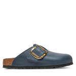 Mules / sandales de bain birkenstock boston bb shearling leoi 1028014 bleu marine