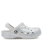 Mules / sandales de bain crocs baya glitter clog k 207015 - 040 argent