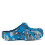 Mules / sandales de bain crocs baya marbled clog kids 207016 - 4gl bleu marine