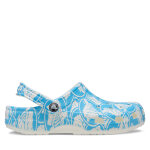 Mules / sandales de bain crocs classic duke print clog 210003 bleu