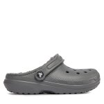 Mules / sandales de bain crocs classic lined clog 203591 gris