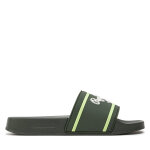 Mules / sandales de bain pepe jeans slider logo b pbs70054 kaki