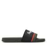 Mules / sandales de bain pepe jeans slider portobello m pms70123 kaki
