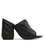 Mules / sandales de bain pinko martine sabot nappa trapuntata pe 23 blks1 100666 a0o0 noir
