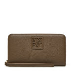 Portefeuille pour femme armani exchange xw000361 af11902 u6252 marron