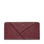 Portefeuille femme grand format aldo elbamaclya 13863656 bordeaux