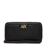 Portefeuille femme grand format armani exchange 948451 4r731 noir
