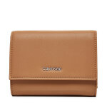 Portefeuille femme grand format calvin klein k60k612450 marron