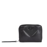 Portefeuille femme grand format calvin klein quilt k60k611783 noir