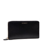 Portefeuille femme grand format emporio armani y3h168 yh15a 81386 noir