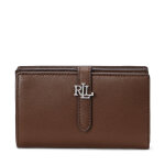 Portefeuille femme grand format lauren ralph lauren 432915358006 marron