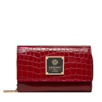 Portefeuille femme grand format monnari pur0010 rouge