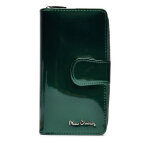 Portefeuille femme grand format pierre cardin 07 shiny 116 vert