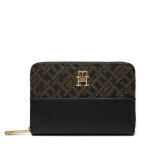 Portefeuille femme grand format tommy hilfiger aw0aw17153 noir