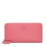 Portefeuille femme grand format tommy jeans aw0aw16975 rose