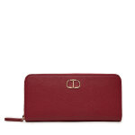 Portefeuille femme grand format twinset 242th7020 rouge