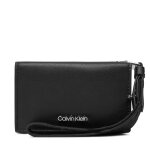 Portefeuille femme petit format calvin klein gracie k60k611689 noir