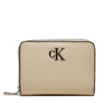 Portefeuille femme petit format calvin klein jeans minimal monogram k60k612740 cru