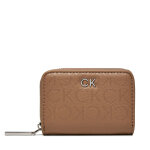 Portefeuille femme petit format calvin klein k60k612188 marron