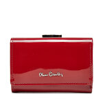 Portefeuille femme petit format pierre cardin 07 shiny 117 rouge