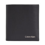 Portefeuille pour homme calvin klein ck concise trifold 6cc w / coin k50k510593 noir