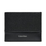 Portefeuille homme grand format calvin klein ck must bifold 5cc w / coin k50k512678 noir