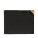Portefeuille homme grand format calvin klein cut corner bifold 6cc w / bill k50k509984 noir