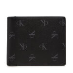 Portefeuille homme grand format calvin klein jeans aop bifold w / coin k50k512586 noir