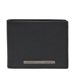 Portefeuille homme grand format calvin klein modern bar bifold 6cc w / bill k50k511672 noir