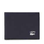 Portefeuille homme grand format lacoste s billfold nh4014pn bleu marine