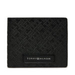Portefeuille homme grand format tommy hilfiger am0am13027 noir