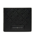 Portefeuille homme grand format tommy hilfiger am0am13028 noir