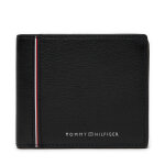 Portefeuille homme grand format tommy hilfiger am0am13043 noir
