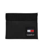 Portefeuille homme grand format tommy jeans tjm daily + cc wallet am0am12081 noir